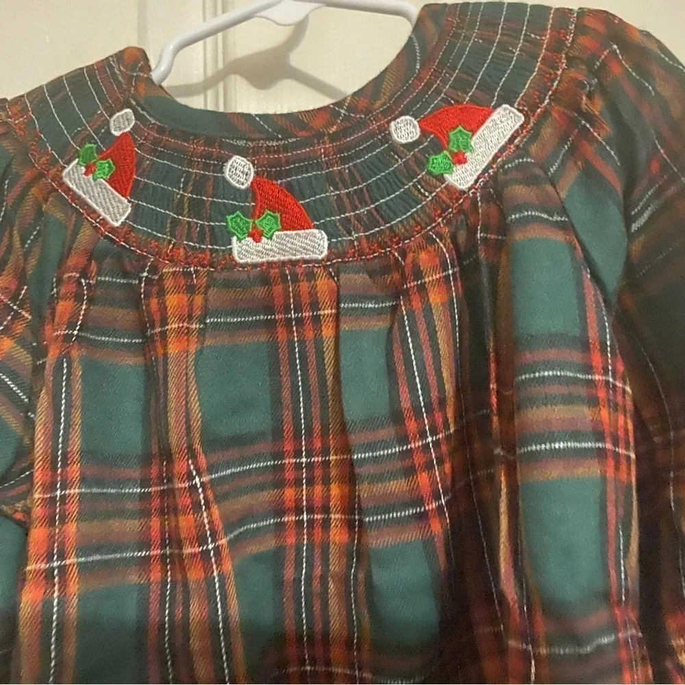 New Smocked Christmas Dress